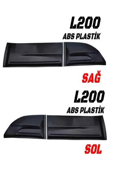 ROAL TUNİNG MİTSUBİLHİ L200 KAPI GÖVDE KAPLAMA KABARTMA DODİK 2007-20014 UYUMLU.(4PARÇA) - Resim 2
