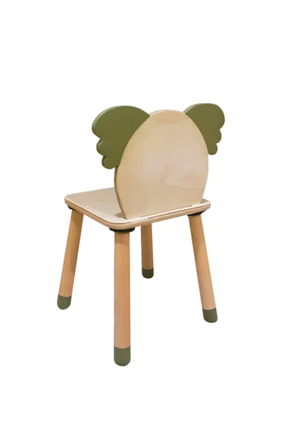 Wood & Joy Doğal Ahşap Renkli Çocuk Sandalye Koala - Resim 3
