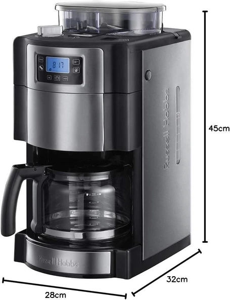 Russell Hobbs 20680-56 Buckingham Filtre Kahve Makinesi Teşhir - Resim 5