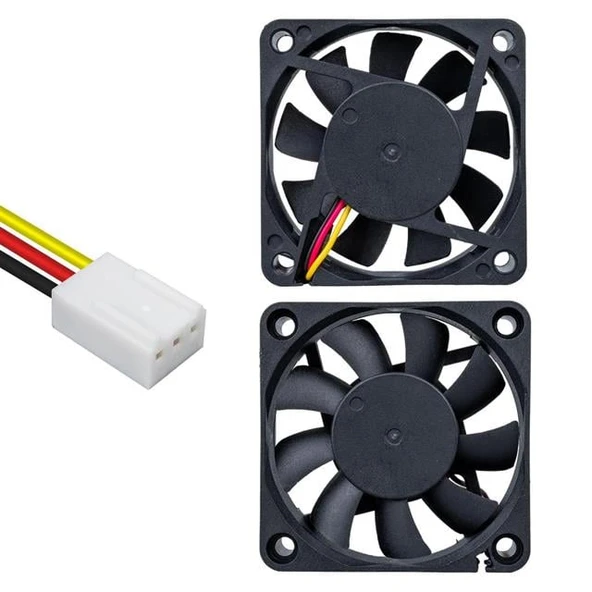 Powermaster PM-7766 Fırçasız DC Fan 70X70x15mm 12 Volt 3 Pin (Seri 1) ürün görseli 1