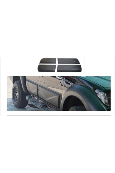 ROAL TUNİNG 2005-2010 NİSSAN NAVARA D40 JUMBO KAPI GÖVDE KAPLAMA KABARTMA ürün görseli