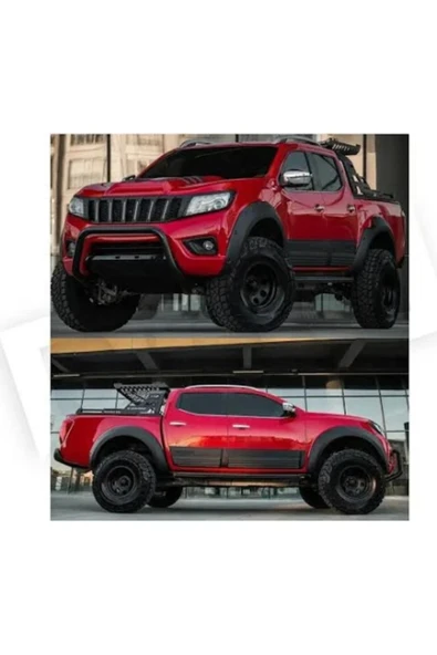 ROAL TUNİNG 2015+ NİSSAN NAVARA VİDA GÖRÜNÜMLÜ TEK DEPO DODİK SETİ ürün görseli