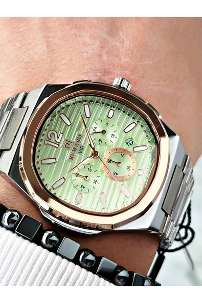 Reward Gümüş Renk Fonksiyonlar Aktif Kare Model Erkek Kol Saati + BİLEKLİK ürün görseli 1