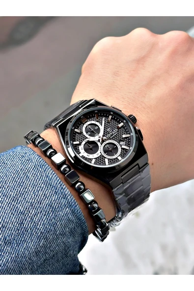 Reward Gümüş Renk Fonksiyonlar Aktif Çelik Kordon Erkek Kol Saati + BİLEKLİK - Resim 2