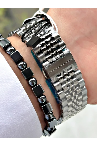 Reward Füme Renk Çelik Kordon Otomatik Business Erkek Kol Saati + BİLEKLİK HEDİYELİ - Resim 4