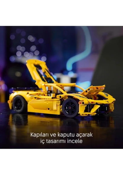 Lego Technic Chevrolet Corvette Stingray 42205 Lisanslı Ürün - Resim 4