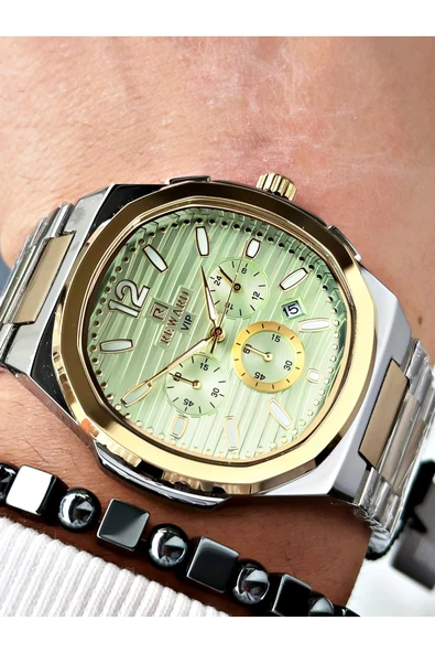 Reward Gümüş Renk Fonksiyonlar Aktif Kare Model Erkek Kol Saati + BİLEKLİK ürün görseli 1