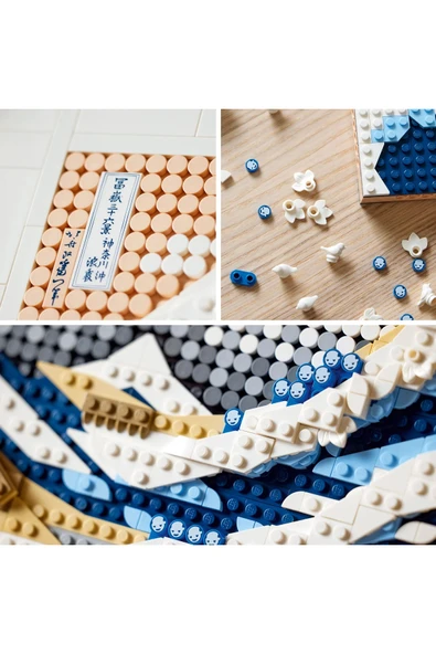 ® Art Hokusai Büyük Dalga 31208 - 18+ Yapım Seti (1810P) - Resim 7