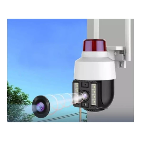 CMR21 HD Kablosuz Güvenlik Kamerası, 1080P Full HD, Gece Görüş, Hareket Algılama, 2 Yönlü Ses, Wi-Fi Destekli Ev ve İş Yeri Güvenlik Kamerası | HZLSTORE - Resim 2