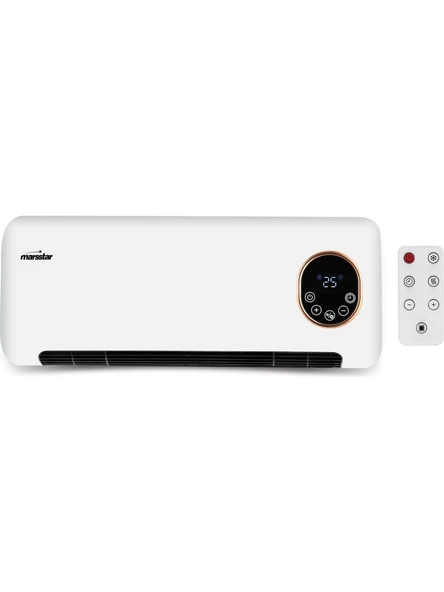 Ms-210 2000 W Uzaktan Kumandalı Duvar Tipi Fanlı Isıtıcı ürün görseli 1