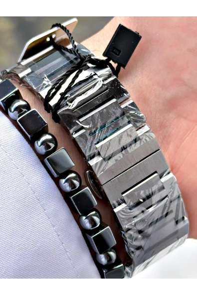 Reward Füme Renk Fonksiyonlu Çelik Kordon Erkek Kol Saati + BİLEKLİK HEDİYELİ - Resim 5