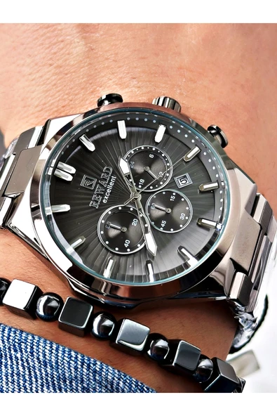 Reward Füme Renk Fonksiyonlar Aktif Erkek Kol Saati + BİLEKLİK ürün görseli 1