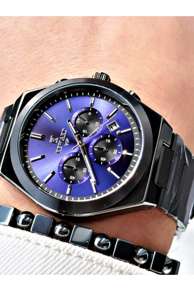 Reward Siyah Renk Fonksiyonlar Aktif Çelik Kordon Erkek Kol Saati + BİLEKLİK ürün görseli 1