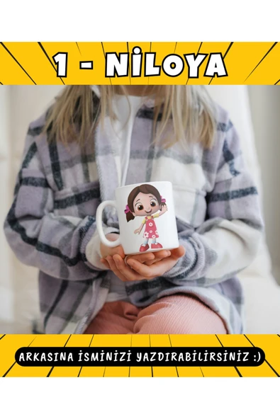 ÇİZGİ FİLM KUPA BARDAK - MUG - KAHVE BARDAĞI - KİŞİYE ÖZEL KUPA BARDAK - Resim 2