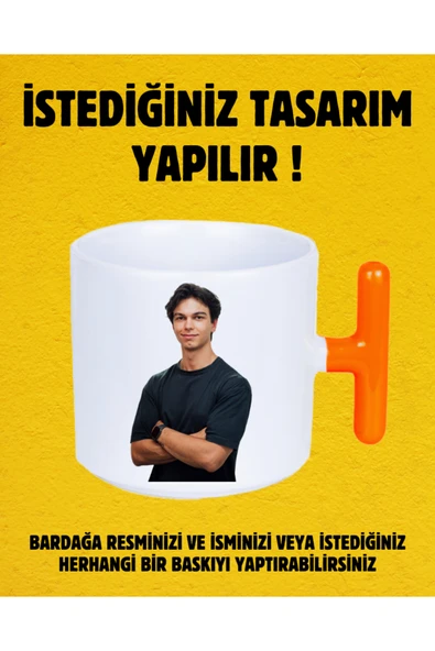 SEN TASARLA KUPA BARDAK - MUG - KAHVE BARDAĞI - KİŞİYE ÖZEL KUPA BARDAK - Resim 2