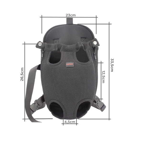 Lepus Ana Kucağı Siyah XSmall - Resim 2