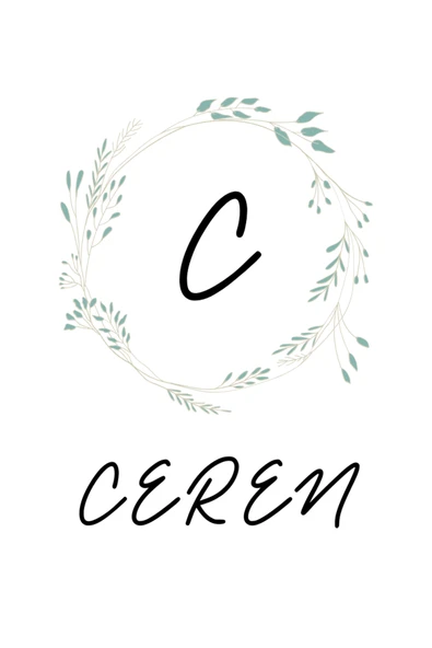 Baş Harf Çiçek Çerçeve Kupa Bardak Kişiye Özel Baskılı Hediye Bardak Mug Kahve Bardağı - Resim 3