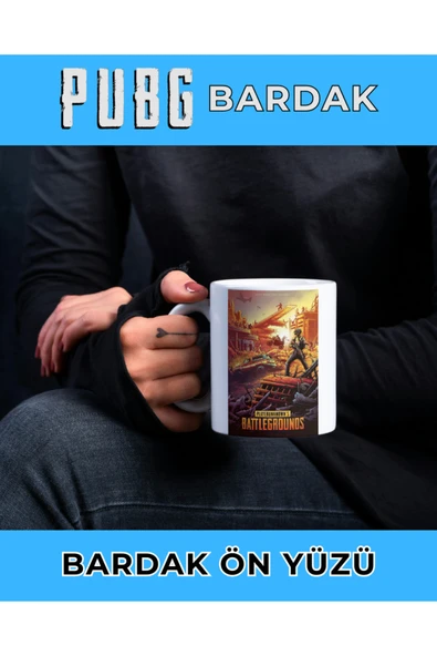 PUBG KUPA BARDAK - KİŞİYE ÖZEL BASKILI BARDAK - HEDİYE KUPA BARDAK ürün görseli 1