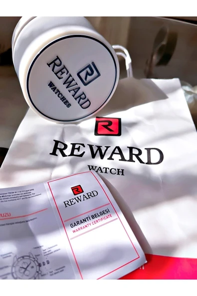 Reward Gümüş Renk Spor Model Fonksiyonlar Aktif Erkek Kol Saati + Bileklik - Resim 4