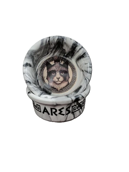 Raccoon Olimpos Serisi Ares Seramik Mama Ve Su Kabı 300ml - Resim 2