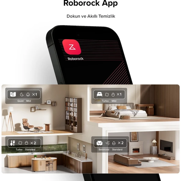 Roborock Q8 Max Pro Siyah Akıllı Robot Süpürge - Resim 8
