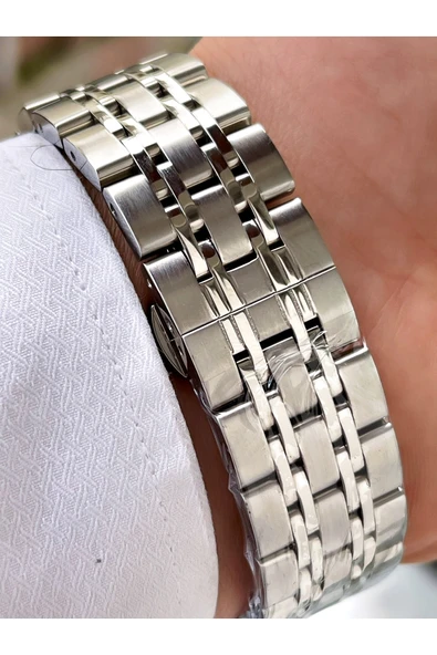 Reward Gümüş Renk Kare Model Fonksiyonlar Aktif Erkek Kol Saati + Bileklik Hediyeli - Resim 5