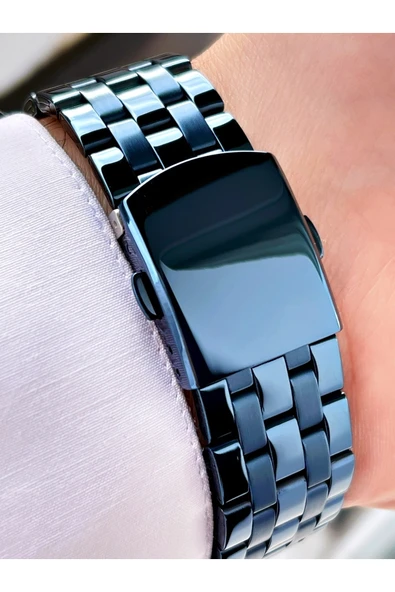 Navimarine Lacivert Renk Fonksiyonlu Çelik Kordon Erkek Kol Saati Bileklik Hediyeli - Resim 3