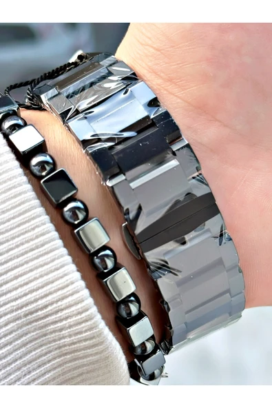 Reward Siyah Renk Fonksiyonlu Büyük Kasa Erkek Kol Saati + BİLEKLİK HEDİYELİ - Resim 4