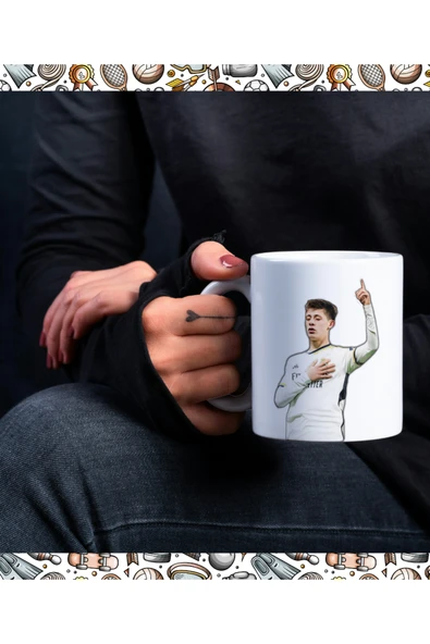 ARDA.GÜLER KUPA BARDAK - REAL.MADRİD - KAHVE BARDAĞI - KİŞİYE ÖZEL KUPA BARDAK ürün görseli 1