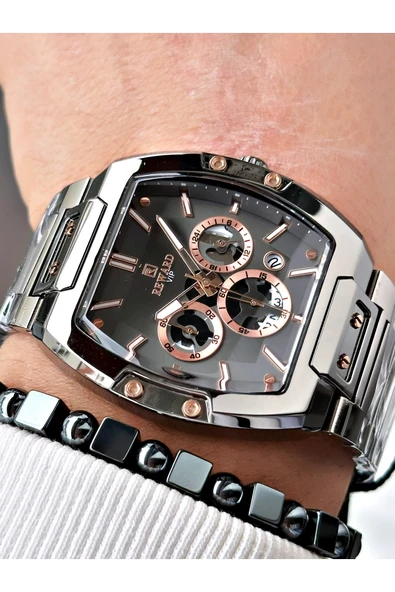 Reward Füme Renk Fonksiyonlar Aktif Kare Erkek Kol Saati + BİLEKLİK ürün görseli 1