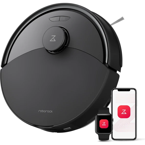 Roborock Q8 Max Pro Siyah Akıllı Robot Süpürge ürün görseli