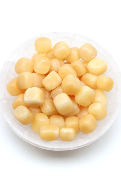 Kalsit Doğal Taş Tamburlanmış Parça - Tımbıl - TMB-0214 ürün görseli 1