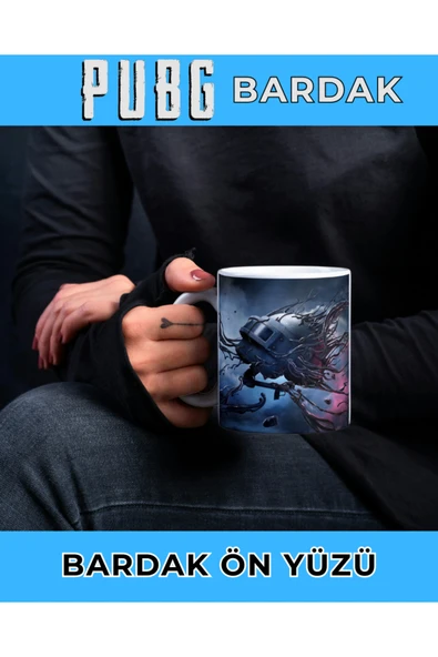 PUBG KUPA BARDAK - KİŞİYE ÖZEL BASKILI BARDAK - HEDİYE KUPA BARDAK ürün görseli 1