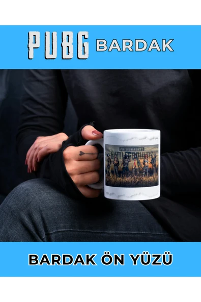 PUBG KUPA BARDAK - KİŞİYE ÖZEL BASKILI BARDAK - HEDİYE KUPA BARDAK ürün görseli 1