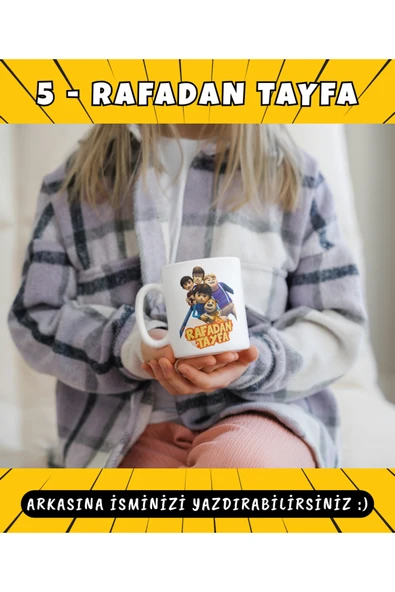ÇİZGİ FİLM KUPA BARDAK - MUG - KAHVE BARDAĞI - KİŞİYE ÖZEL KUPA BARDAK - Resim 6
