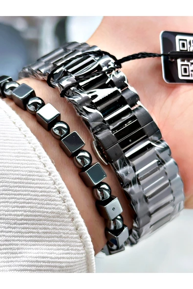 Reward Gümüş Renk Büyük Kasa Spor Model Fonksiyonlu Erkek Kol Saati + BİLEKLİK - Resim 4