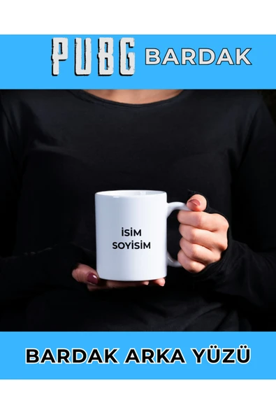 PUBG KUPA BARDAK - KİŞİYE ÖZEL BASKILI BARDAK - HEDİYE KUPA BARDAK - Resim 3