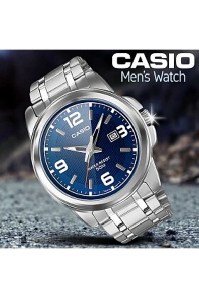 Casio Erkek Gümüş Kol Saati Casıo Mtp-1314d-2avdf - Resim 4