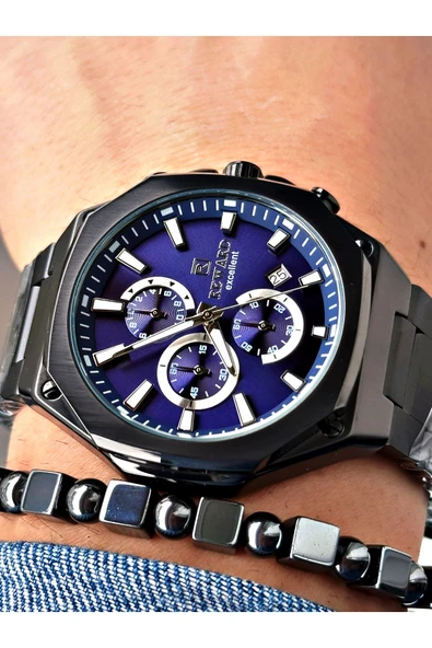 Reward Füme Renk Kare Model Fonksiyonlu Erkek Kol Saati + BİLEKLİK HEDİYELİ ürün görseli 1