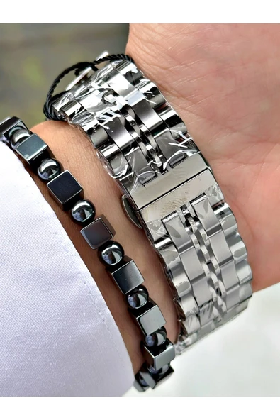 Reward Füme Renk Business Otomatik Orjinal Erkek Kol Saati + BİLEKLİK HEDİYELİ - Resim 3