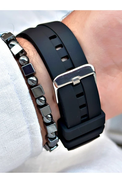 Reward Siyah Renk Rewatch Nabızölçer Adımsayar Uyku Takibi Müzik Dinleme Akıllı Kol Saati + BİLEKLİK - Resim 7