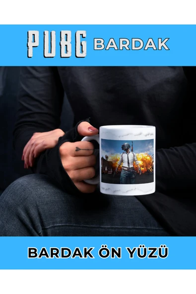 PUBG KUPA BARDAK - KİŞİYE ÖZEL BASKILI BARDAK - HEDİYE KUPA BARDAK ürün görseli 1