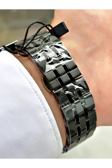 Reward Siyah Renk Çelik Kordon Fonksiyonlar Aktif Orijinal Erkek Kol Saati + BİLEKLİK HEDİYELİ - Resim 4