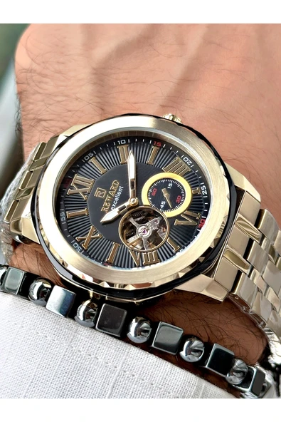 Reward Gümüş Renk Kasa Kordon Çelik  Mekanizma Erkek Kol Saati + BİLEKLİK ürün görseli 1