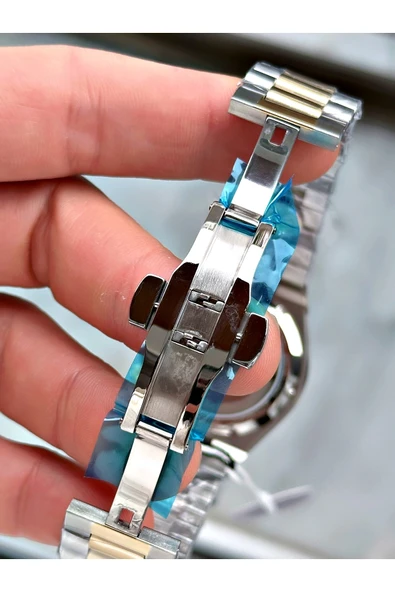 Reward Gümüş Renk Kasa Kordon Çelik Otomatik Business Erkek Kol Saati + BİLEKLİK - Resim 5