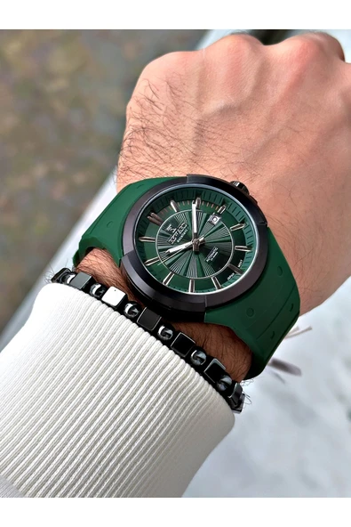 Reward Siyah Renk Çelik Kasa Otomatik Mekanizma Erkek Kol Saati + BİLEKLİK HEDİYELİ - Resim 2