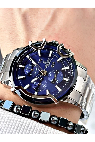 Reward Gümüş Renk Spor Model Çelik Kordon Erkek Kol Saati ürün görseli 1