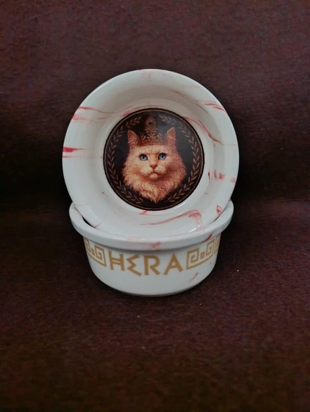 Raccoon Olimpos Serisi Hera Seramik Mama Ve Su Kabı 300ml ürün görseli 1