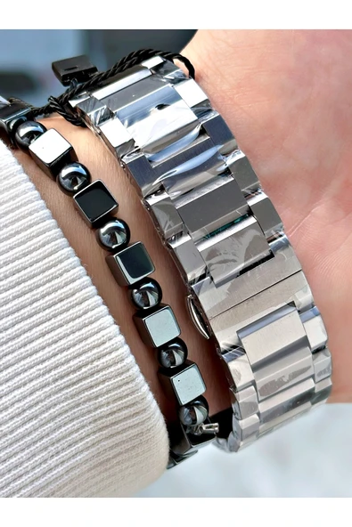 Reward Füme Renk Fonksiyonlu Büyük Kasa Erkek Kol Saati + BİLEKLİK HEDİYELİ - Resim 4