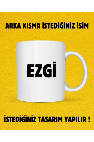 SEN TASARLA KUPA BARDAK - MUG - KAHVE BARDAĞI - KİŞİYE ÖZEL KUPA BARDAK - Resim 2